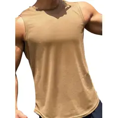 BLUE MOUNTAIN - Musculosa Dry Fit Deportiva Transpirable Secado Rapido Hombre