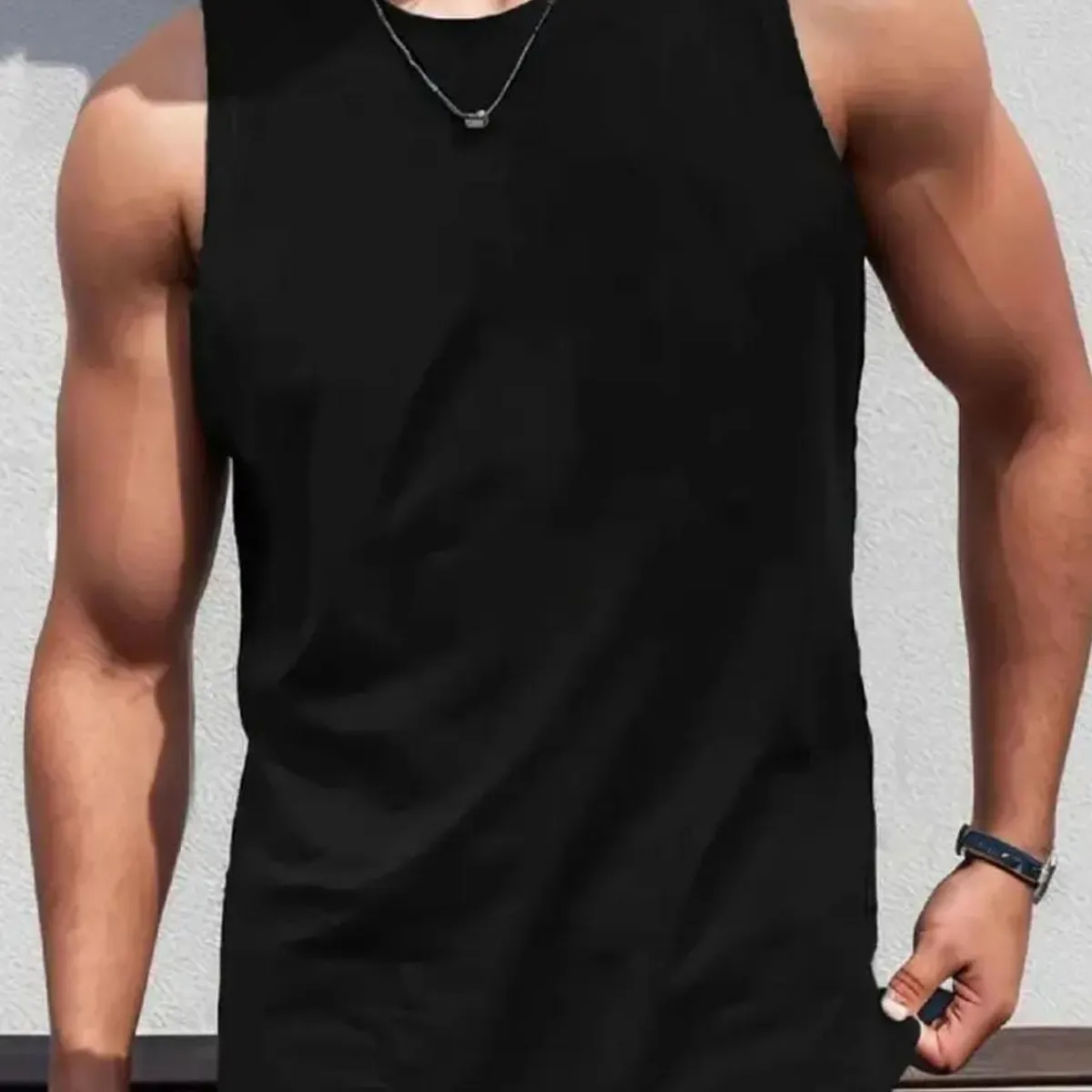 BLUE MOUNTAIN - Musculosa Dry Fit Deportiva Transpirable Secado Rapido Hombre