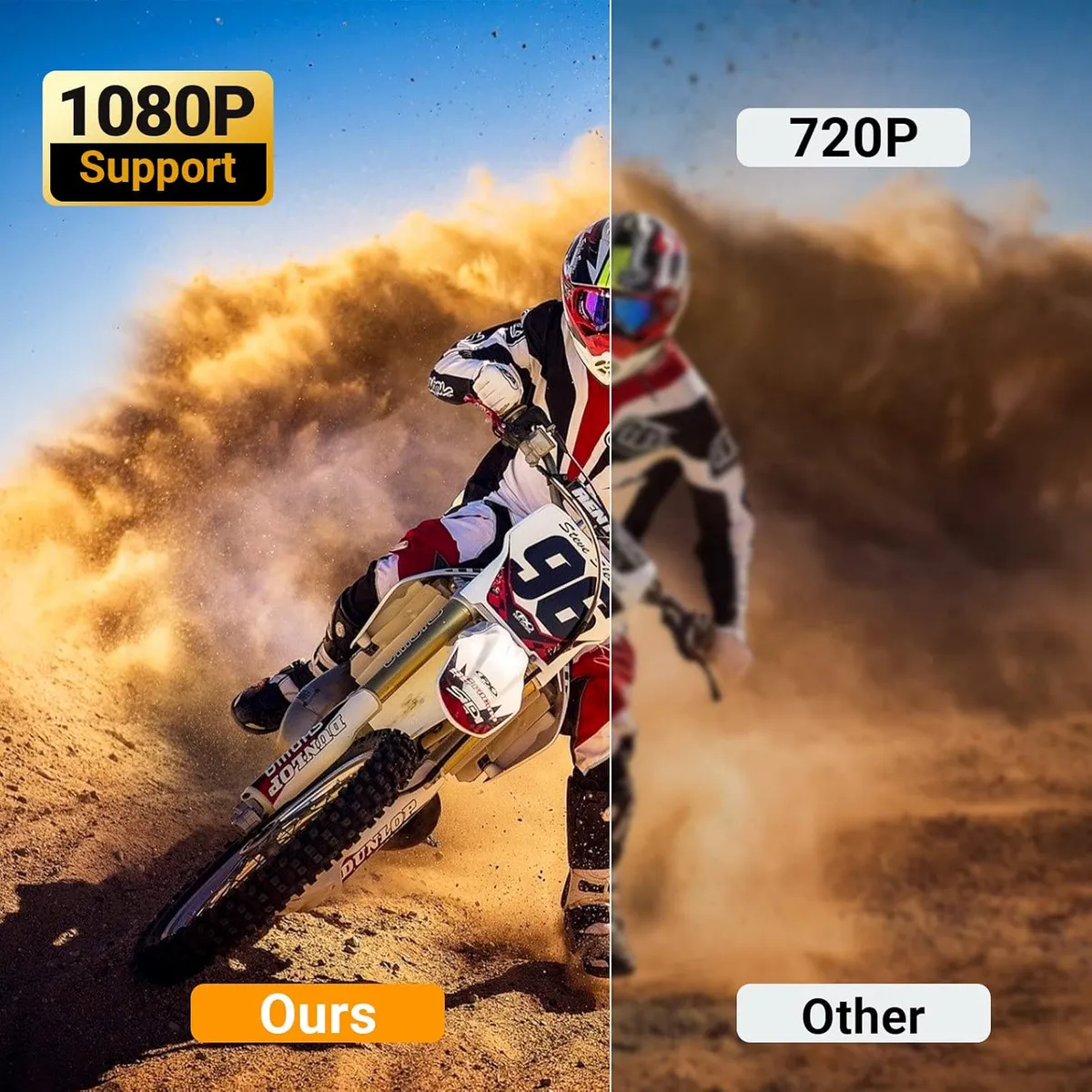 EVERSO - Reproductor De Dvd Cd Para Tv Hd 1080p Usb Con Cable Hdmi