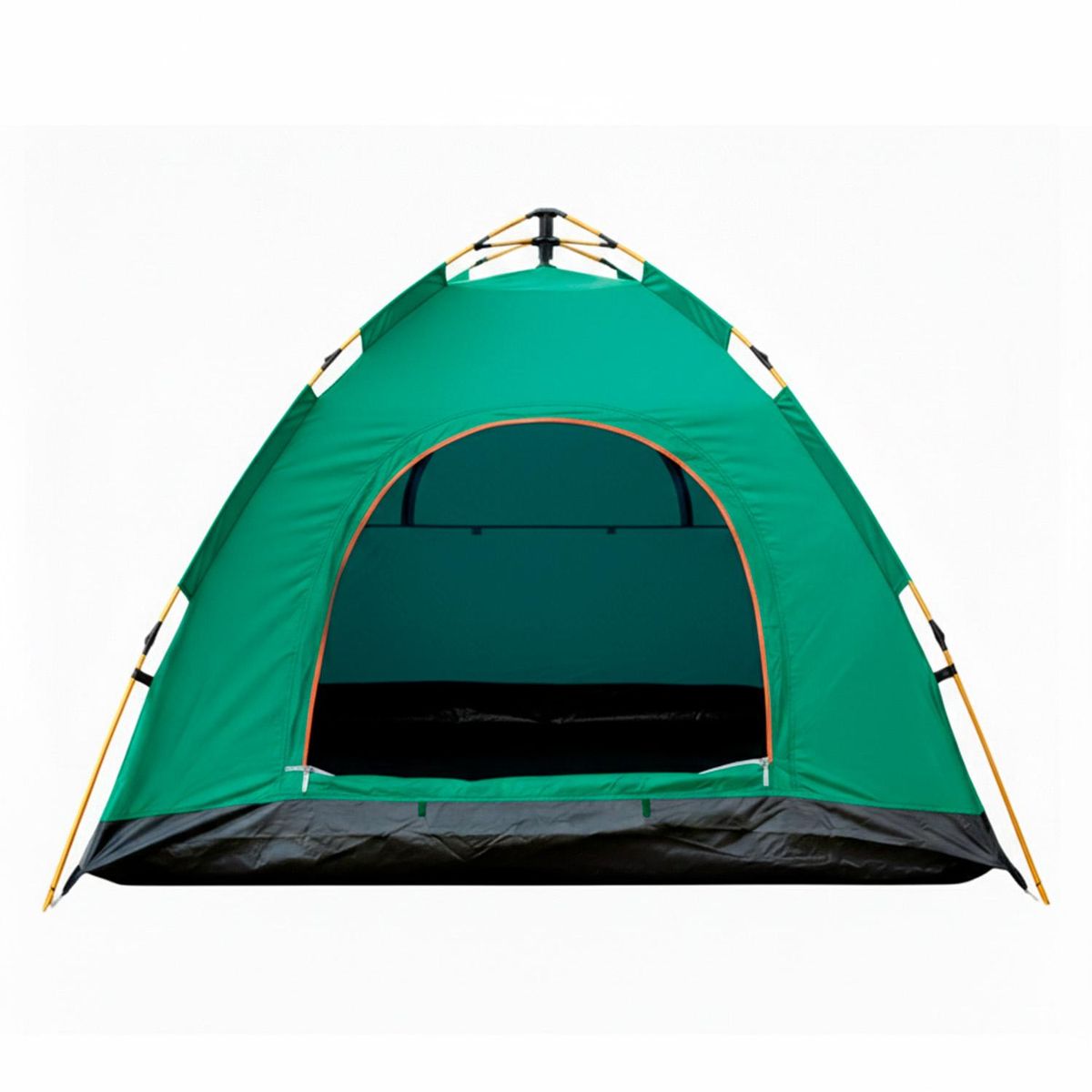 GLOBAL LATIN GROUP - Carpa Camping 4 Personas Impermeable UV y Fácil Armado - Verde