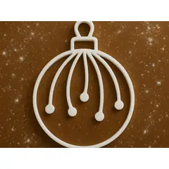 GENERICO - Cortador de galletas de burbujas de árbol de Navidad