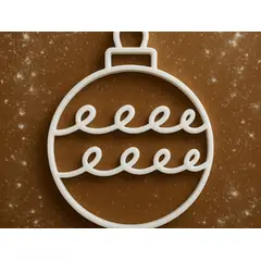 GENERICO - Cortador de galletas burbuja de Árbol de Navidad