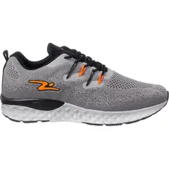 POZATINI - ZAPATILLA DEPORTIVA HOMBRE CENIZA NARANJA 7811