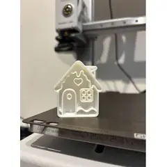 GENERICO - Cortador de galletas Casa de Navidad