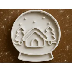 GENERICO - Cortador de Galletas de Bola de Navidad