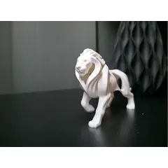 GENERICO - Figura Decoración- Escultura Leon Minimalista