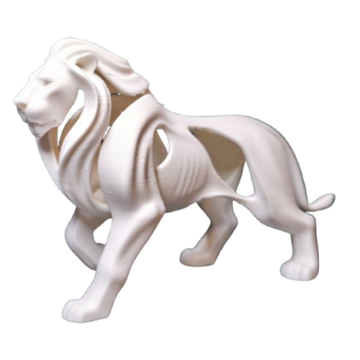 GENERICO - Figura Decoración- Escultura Leon Minimalista