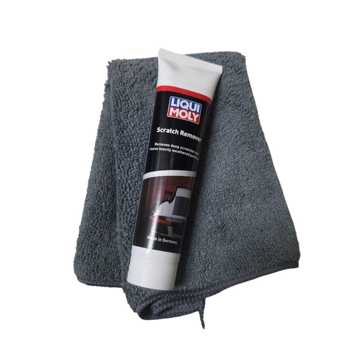 LIQUI MOLY - Elimina Rayas Remove Scratch 100ml + Paño Microfibra