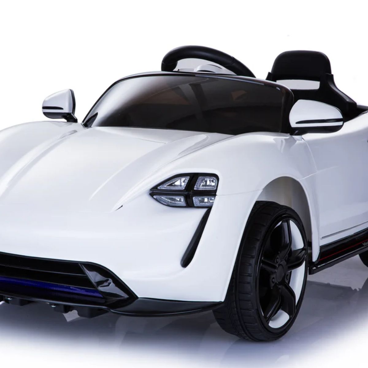 GENERICO - Auto Carro Montable A Batería Con Luces Y Musica Bluetooth