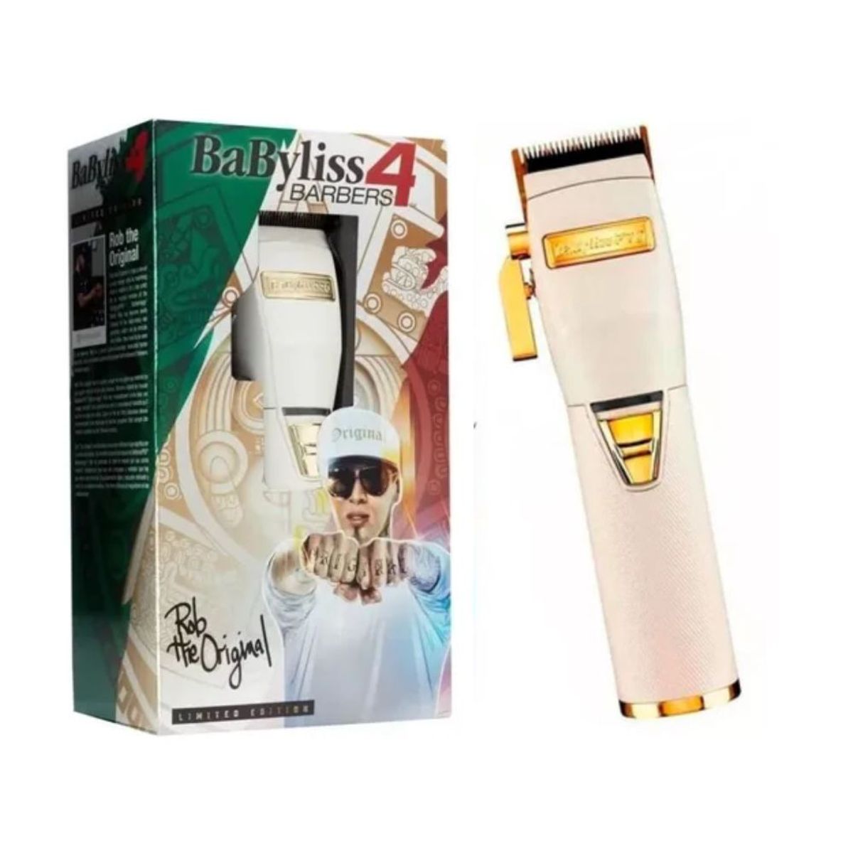 BABYLISS PRO - Máquina Cortadora de pelo Cordless Clipper Blanca FX BabylissPro