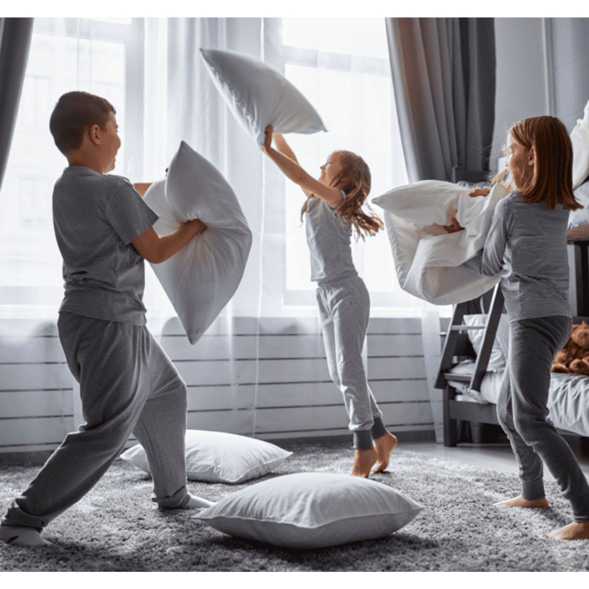 AMABILE - Pack 2 Almohadas Rectangulares 70x45 Cm Cornicione