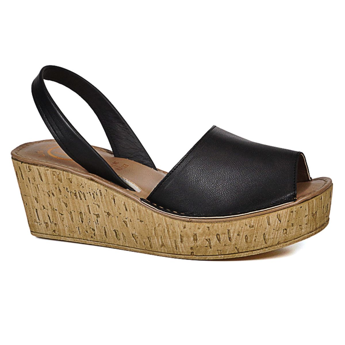 LOLA CANALES - Sandalia Cuero Eliada Negro LOLA CANALES