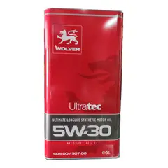 WOLVER - Aceite Ultratec A1 5w30 X 5 litros 100% sintético