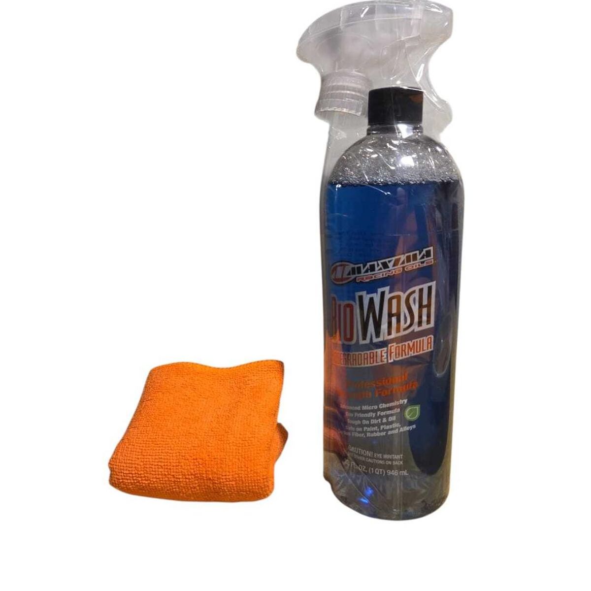 GENERICO - Shampoo BioWash Maxima Moto 946ml + Paño Microfibra