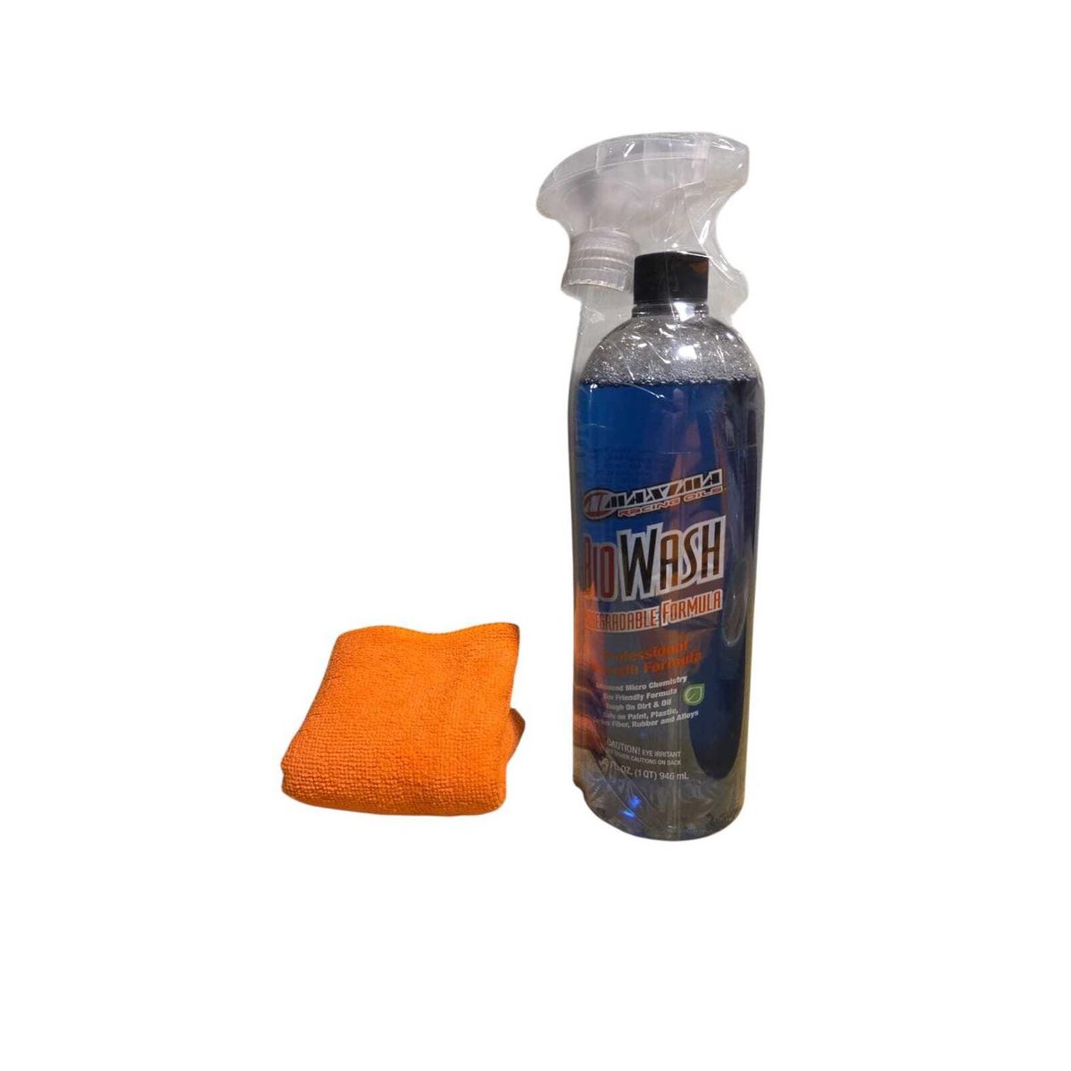 GENERICO - Shampoo BioWash Maxima Moto 946ml + Paño Microfibra