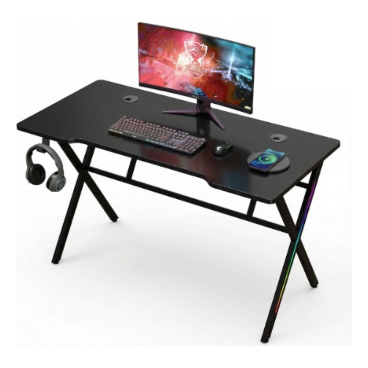ANYHOGAR - Escritorio Gamer 100x60x74cm