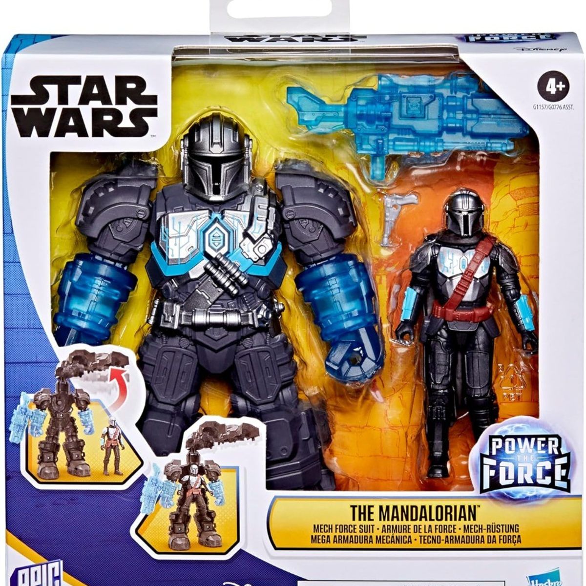 STAR WARS - Star Wars Figura Epic World Of Action Mandalorian Mech Force Suit
