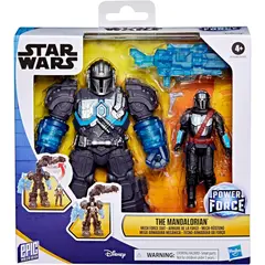 STAR WARS - Figura Epic World Of Action Mandalorian Mech Force Suit