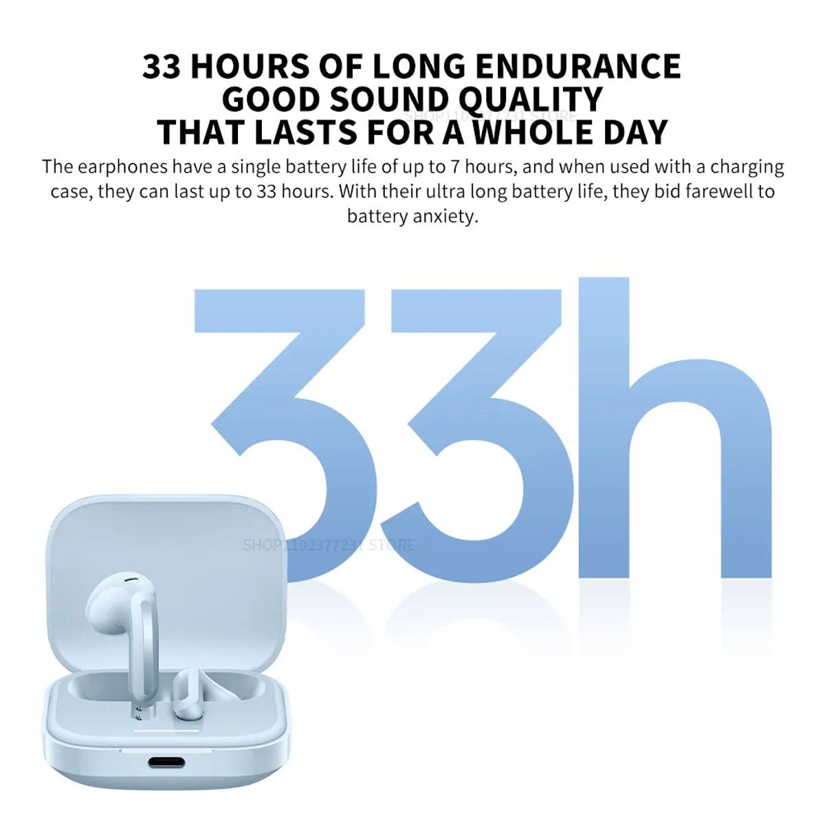 XIAOMI - Audífonos Bluetooth Xiaomi Redmi Buds 6S - Blanco