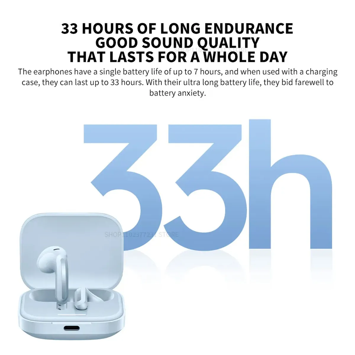 XIAOMI - Audífonos Bluetooth Xiaomi Redmi Buds 6S - Negro