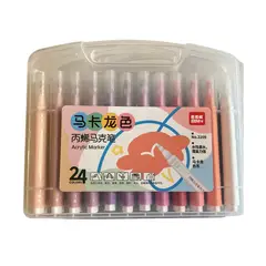 GENERICO - Marcadores acrílico - 24 tonos pastel