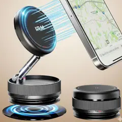 LINE - Soporte De Auto Celular Magnético Iphone Android Negro