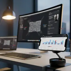 LINE - Soporte De Auto Celular Magnético Iphone Android Negro