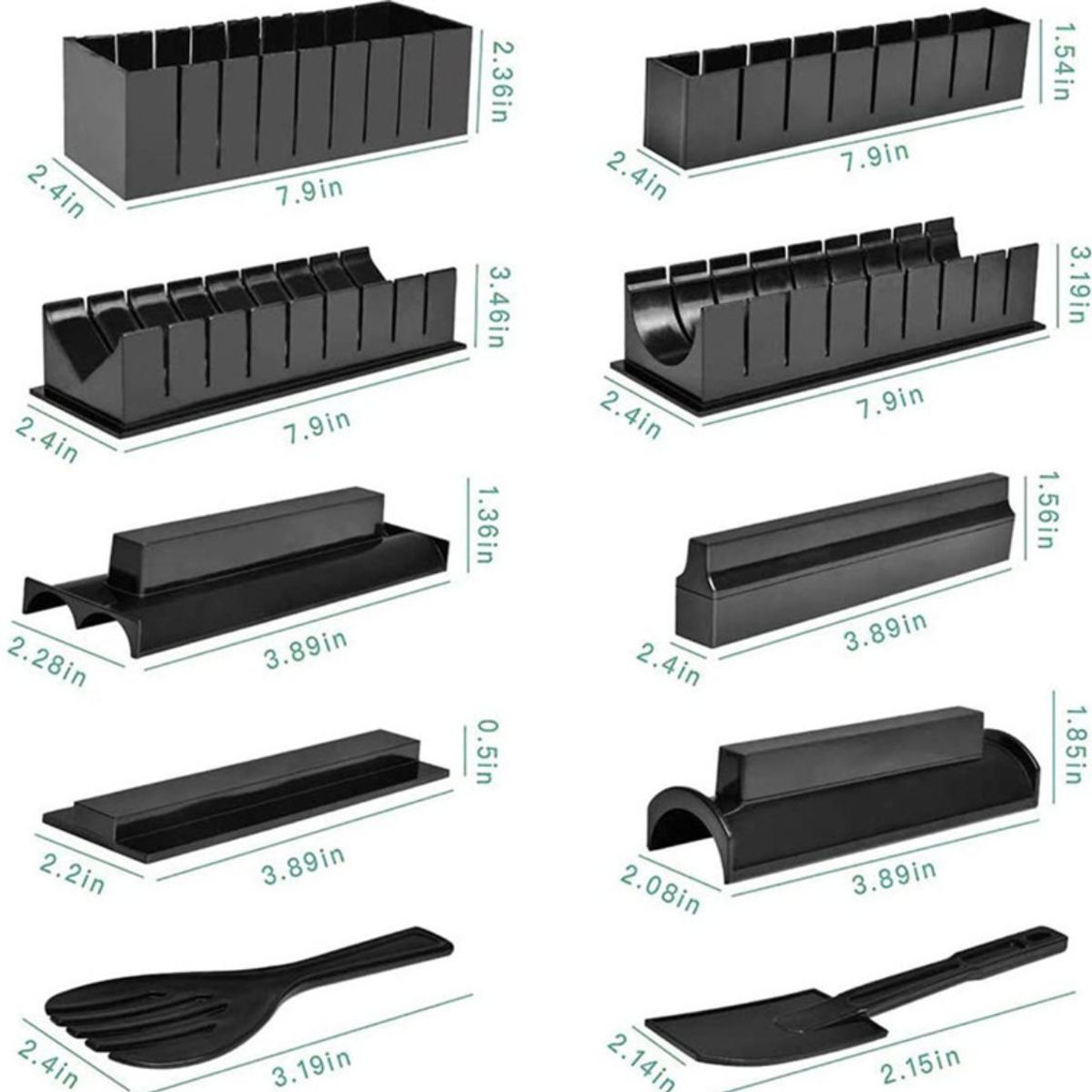 ATURE - Kit Molde De Fabricación Para Hacer Sushi Diferentes Formas
