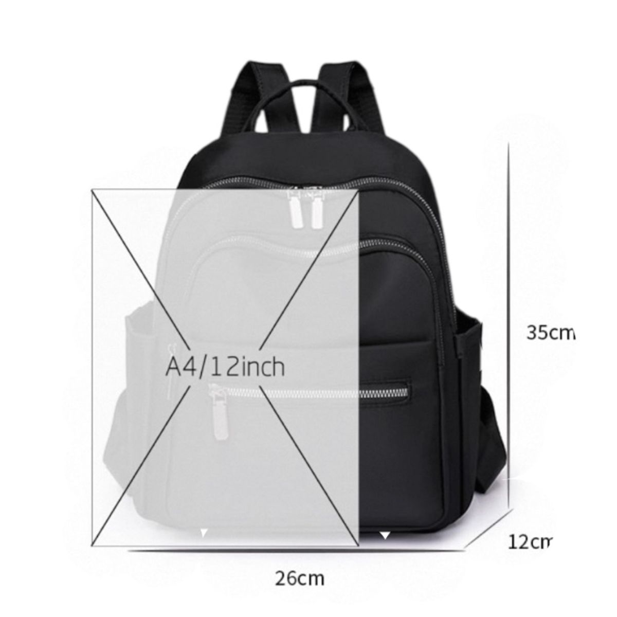 MOMO - Mochila  Antirrobo Impermeable Para Mujer 1909