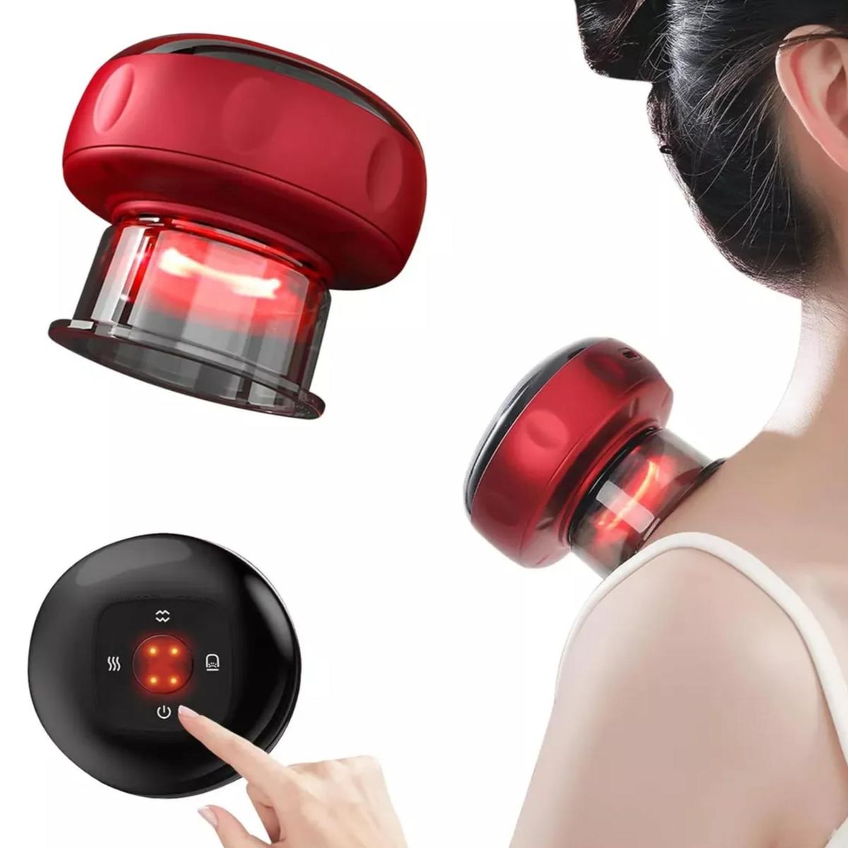 ATURE - Ventosa Eléctrica Con Masaje Para Terapia Corporal Y Alivio