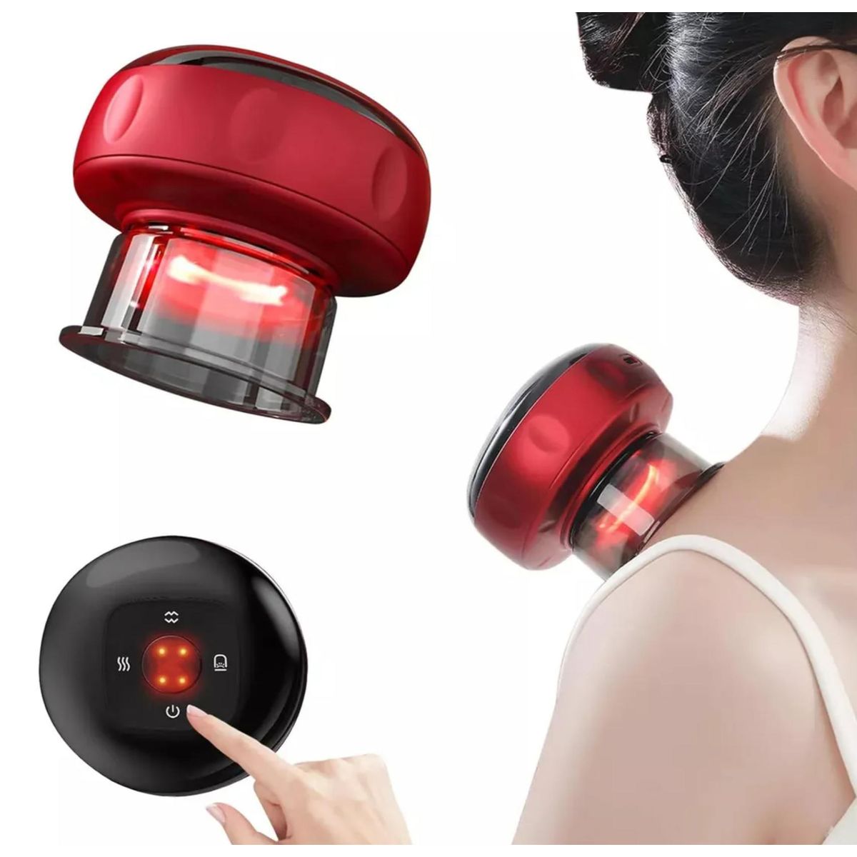 ATURE - Ventosa Eléctrica Con Masaje Para Terapia Corporal Y Alivio