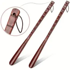 KUANGYE - Calzador De Madera Largo Lineas 55 Cm Para Zapatos