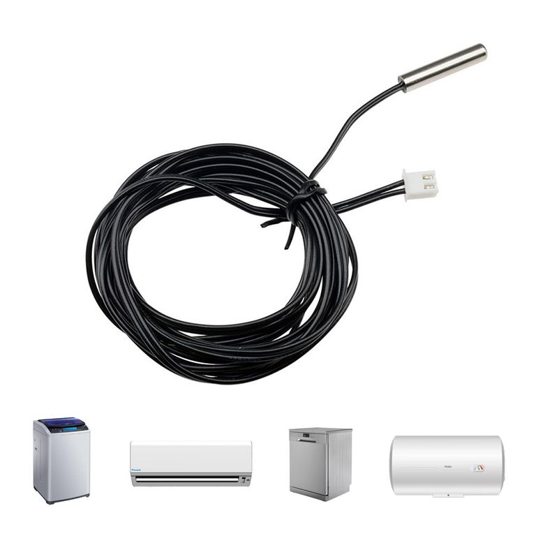 GENERICO Sonda de Temperatura NTC 10K Cable de 3 Metros, 10k Ohm a 25°C