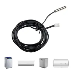 GENERICO - Sonda de Temperatura NTC 10K Cable de 3 Metros, 10k Ohm a 25°C