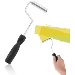 KUANGYE - Rodillo Burbujero Metálico Para Fibras 21x75 Mm