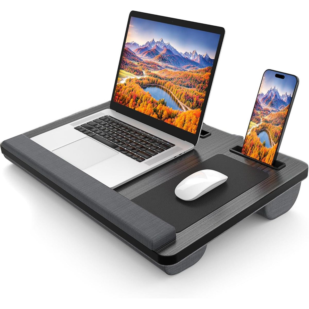 GENERICO - Mesa Portátil para Computadora en la Cama Tamaño 55 x 35 cm