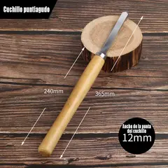 GENERAL - Mango de madera Cuchilla de torneado