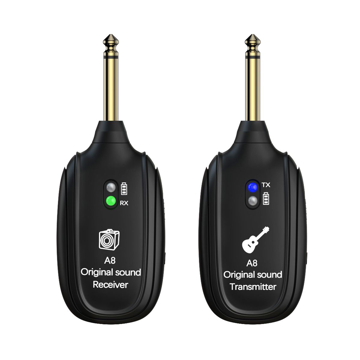 GENERICO - Transmisor Inalámbrico Para Guitarra Eléctrica Modelo A8