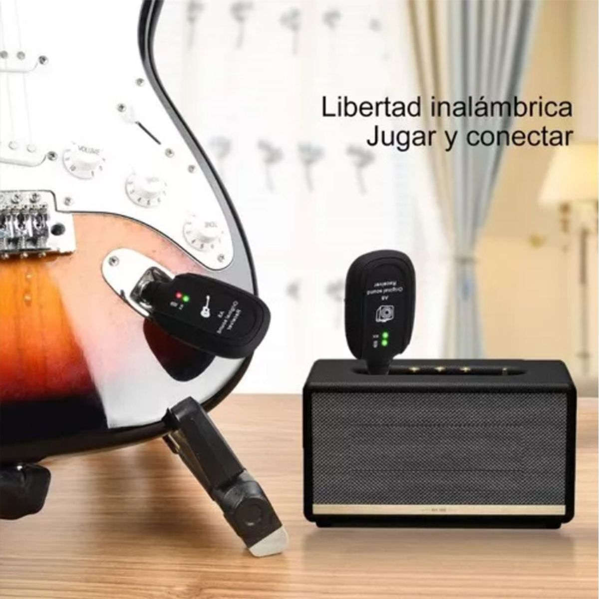 GENERICO - Transmisor Inalámbrico Para Guitarra Eléctrica Modelo A8