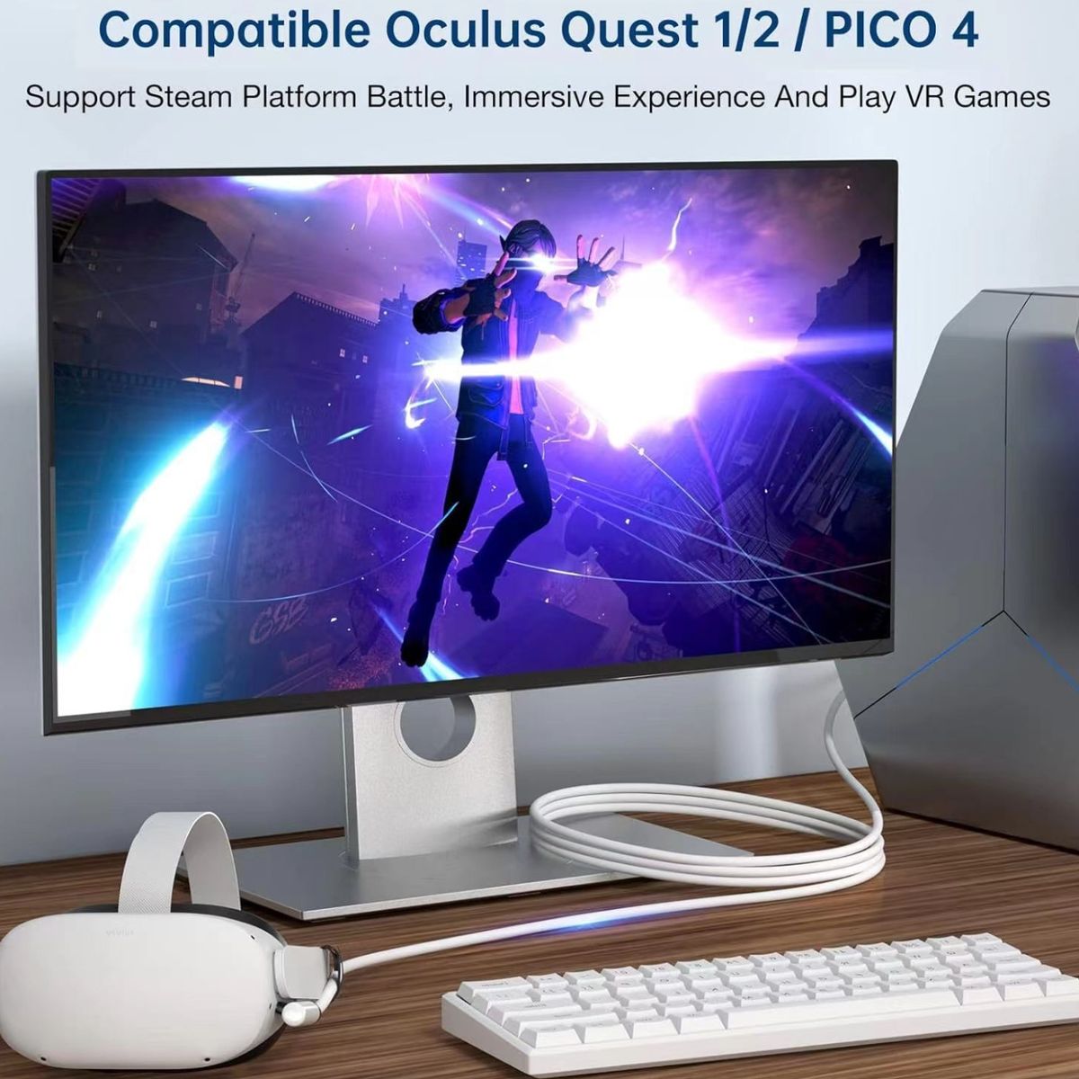 GENERICO - Cable De Transmisión Vr Usb30 Link Cable De Conexión