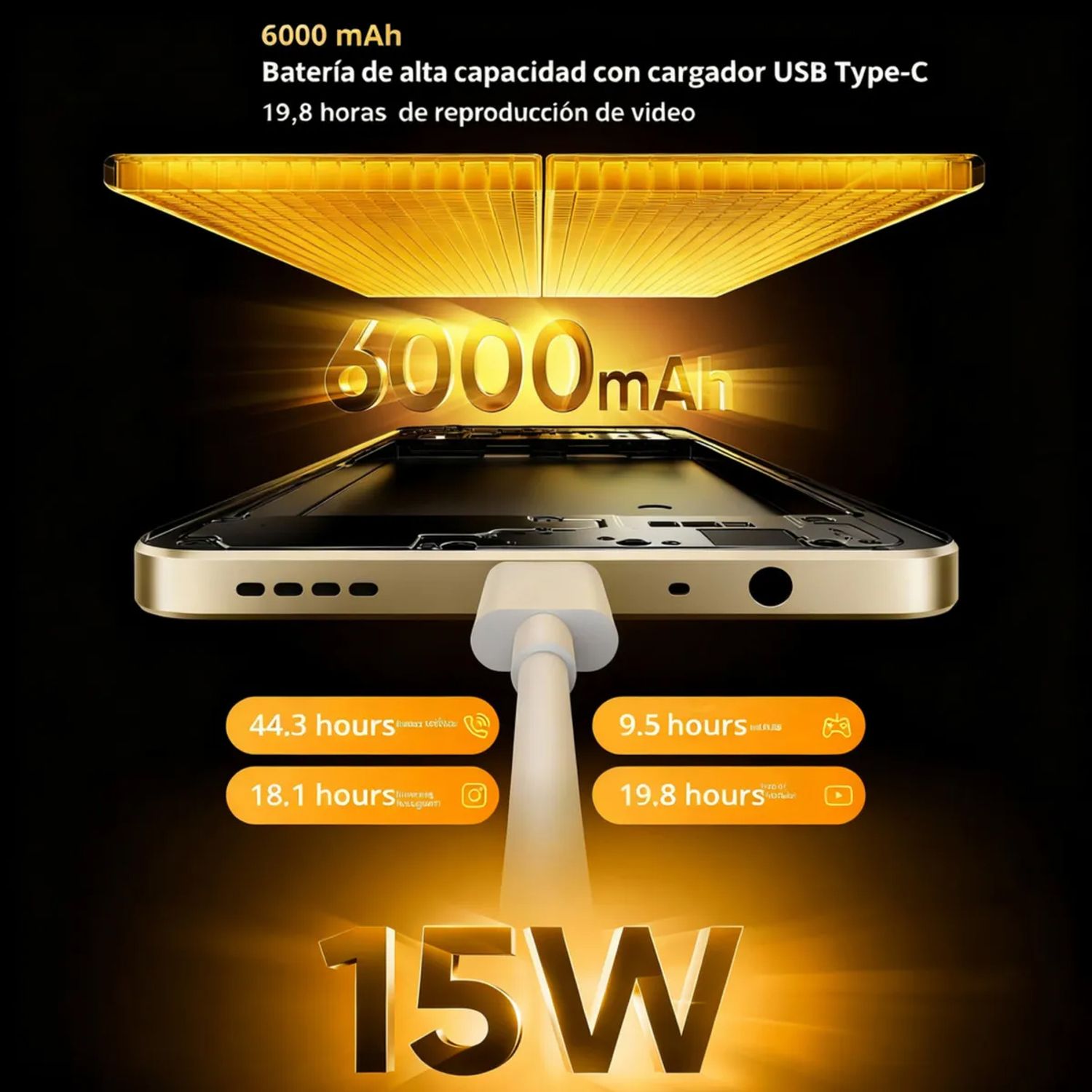 REALME Cellphone realme Note 70T 8GB 256GB Oro-RMX5313 | falabella.com