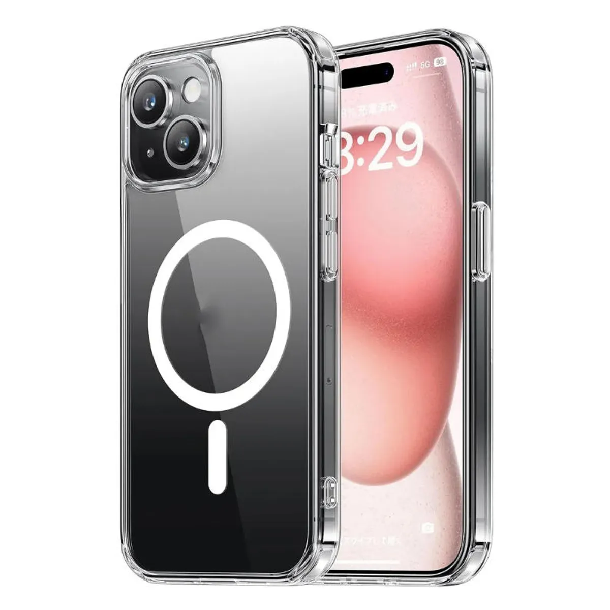 GENERICO - Funda Magnética Transparente para iPhone  Compatible con iPhone 16