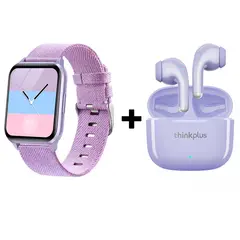 LENOVO - Audífonos Bluetooth LP40 PRO y Reloj Inteligente Y79