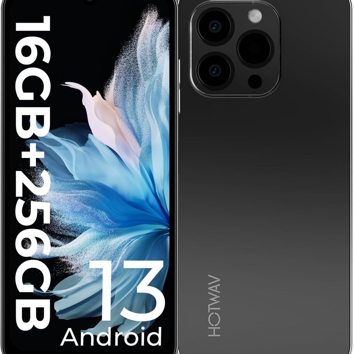 OUKITEL - HOTWAV Note 13 Pro Celular 16GB+256GB-Negro