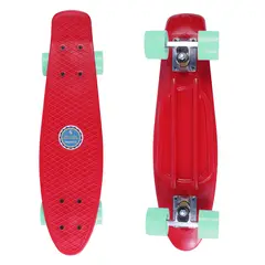 LLEGO UNO - Patineta Niños Rojo Aprendiaje Equilibrio Ruedas Silicona Menta