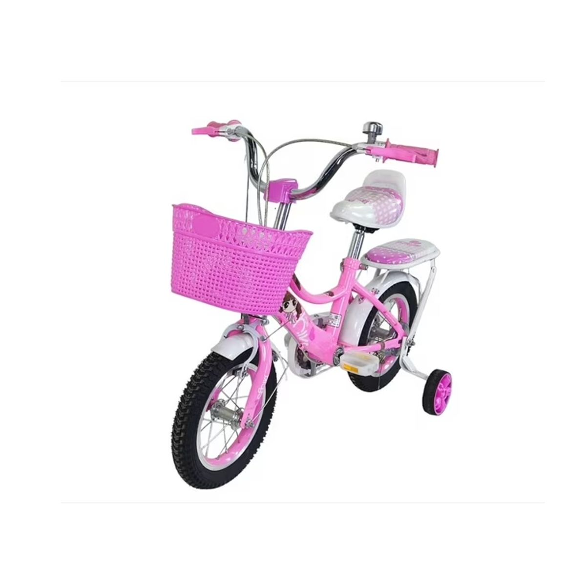 GENERICO - Bicicleta Aro 12 Infantil Rosa