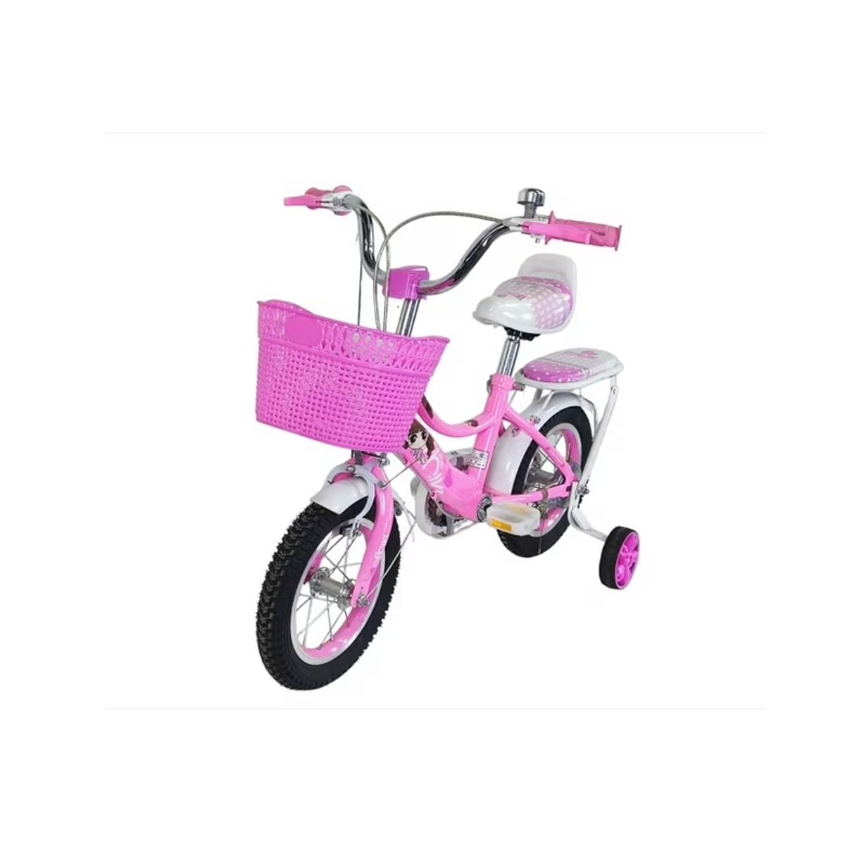 GENERICO - Bicicleta Aro 12 Infantil Rosa
