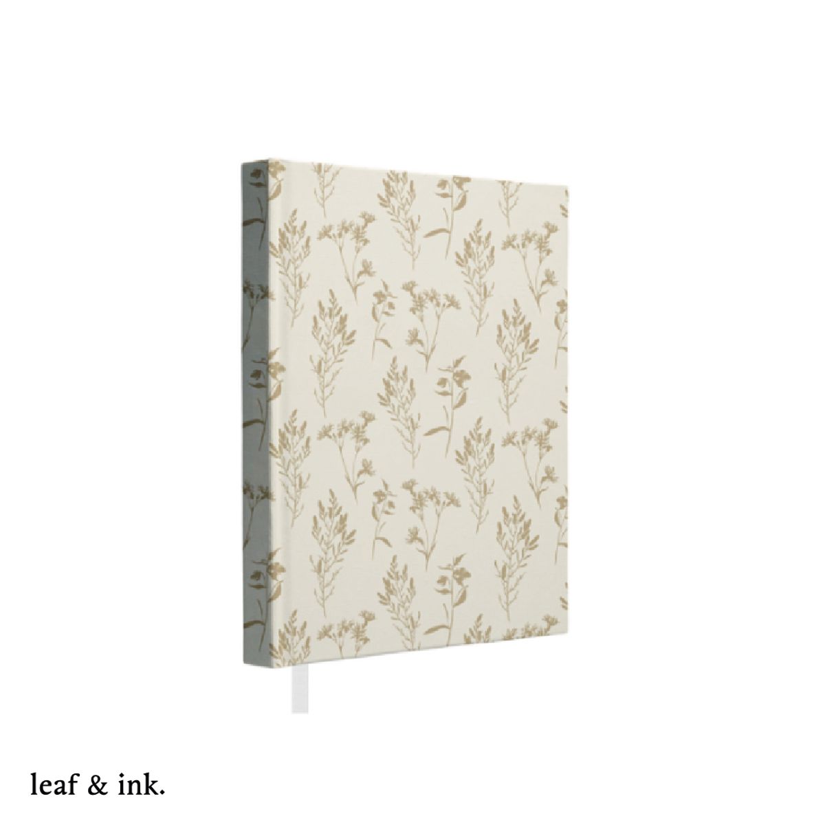 LEAF AND INK - Libreta Floral Libro Cuaderno Diario 100 Hojas Leaf y Ink