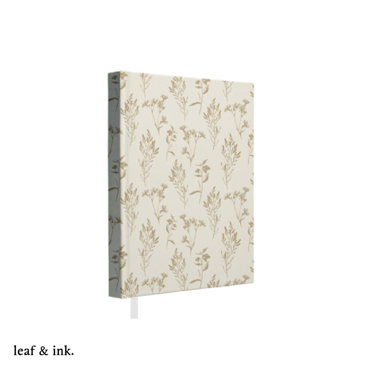 LEAF AND INK - Libreta Floral Libro Cuaderno Diario 100 Hojas Leaf y Ink