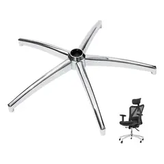 KUANGYE - Base Estrella De Acero Cromado Para Silla 700 Mm
